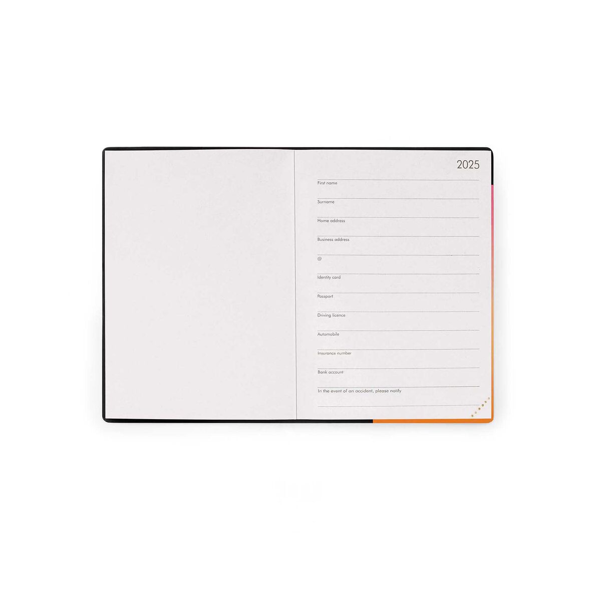 Stationery | Legami 12 Month Small Daily Diary 2025 Golden Hour by Weirs of Baggot Street