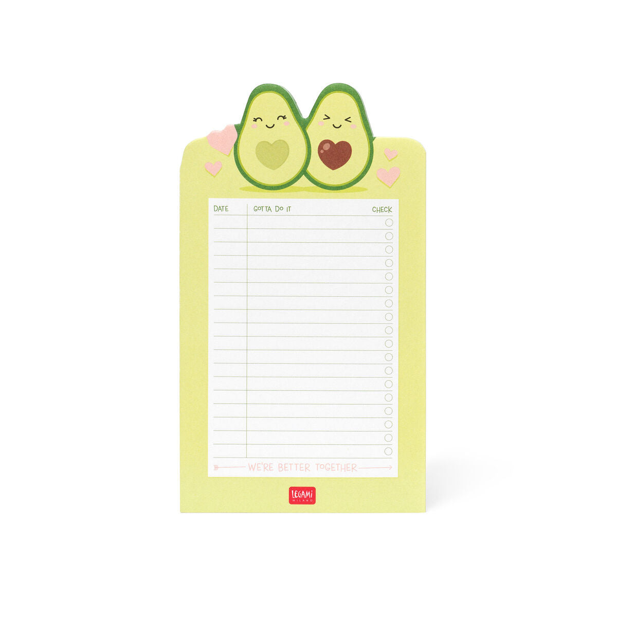 Stationery | Legami Paper Thoughts Notepad Avocado by Weirs of Baggot Street
