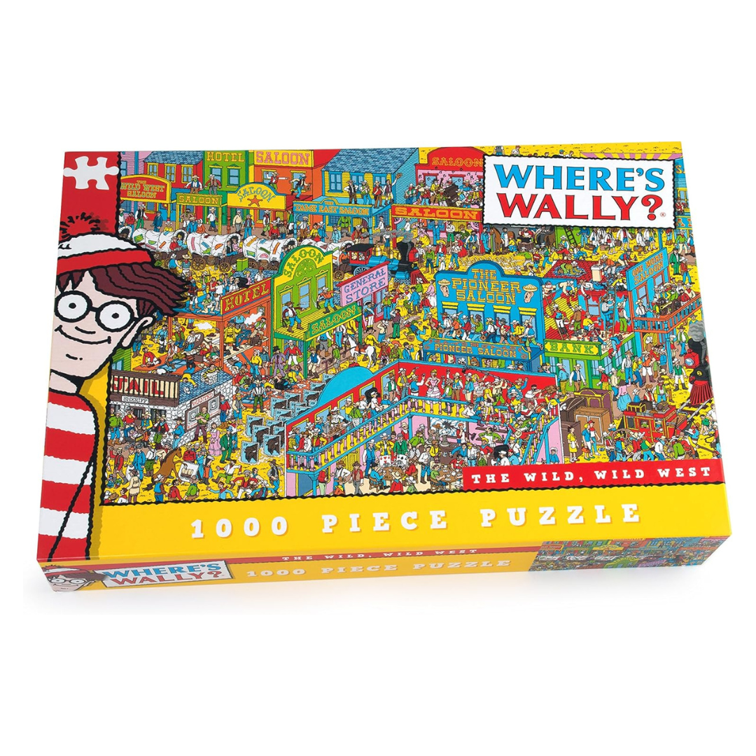 Toys Games and Puzzles Wheres Wally Wild West 1000Pc Puzzle by Weirs of Baggot Street