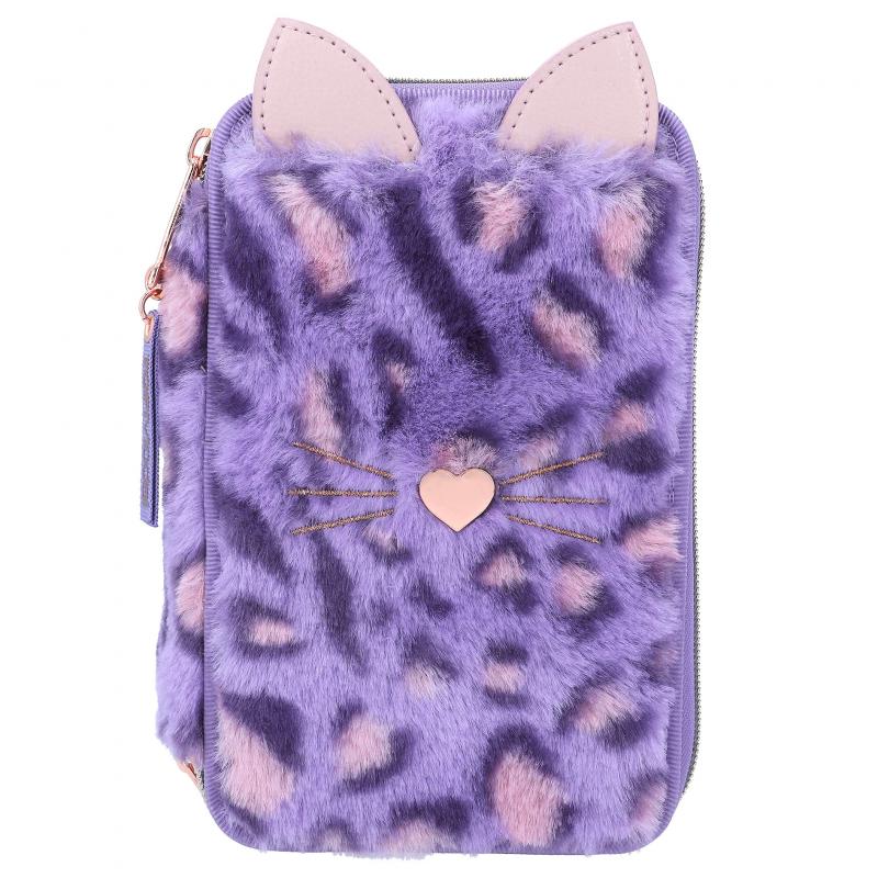 Bubs & Kids | Topmodel Triple Pencil Case Lilac Leo Love by Weirs of Baggot Street
