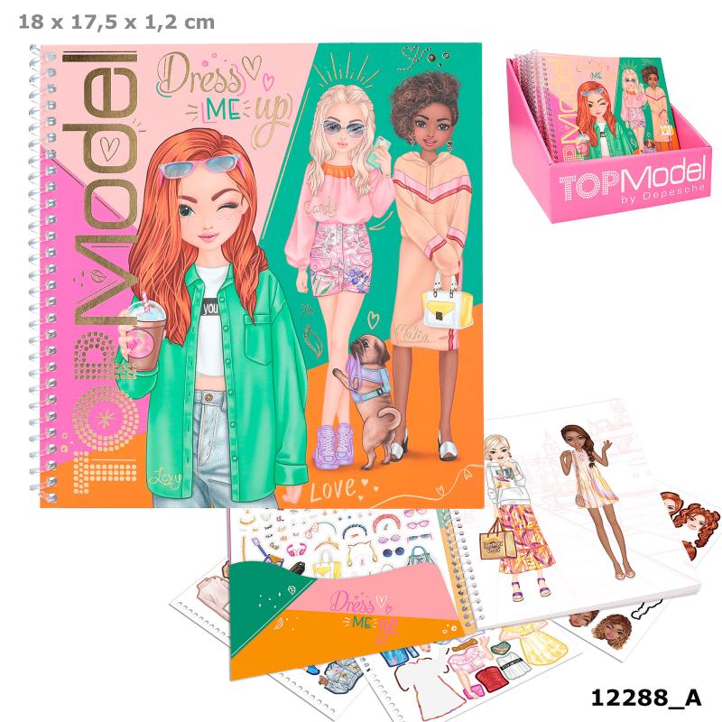 Bubs & Kids | Topmodel Dress Me Up Stickerbook by Weirs of Baggot Street