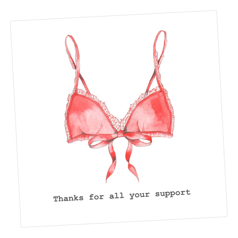 Crumble & Core | Support Bra Card by Weirs of Baggot Street