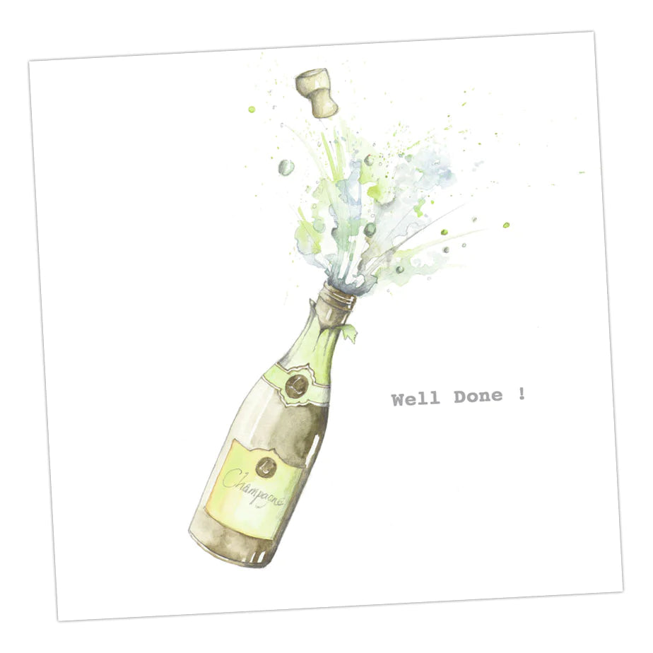 Crumble & Core | Well Done Champagne Card by Weirs of Baggot Street