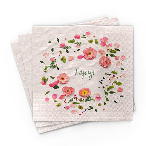 Chic Napkin Enjoy by Weirs of Baggot St