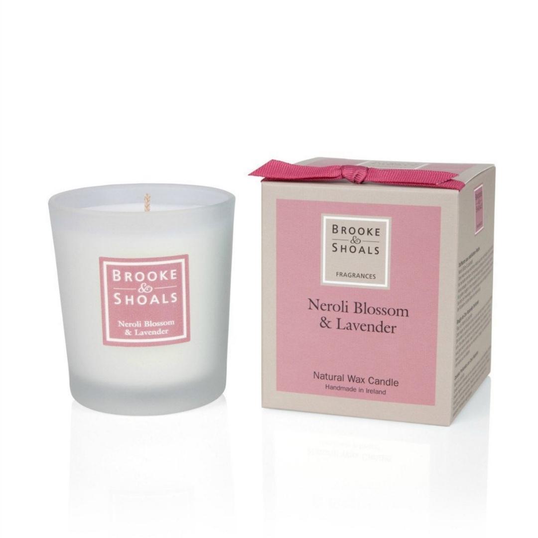 Brooke & Shoals Candle - Neroli Blossom & Lavender by Weirs of Baggot Street. Celebrating Irish Creators
