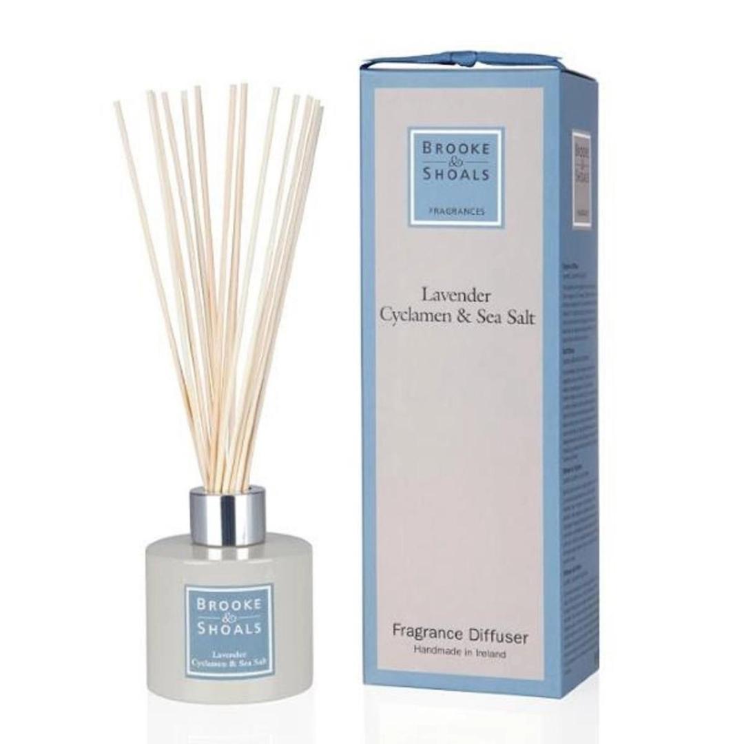 Brooke & Shoals Diffuser Lavender Cyclamen & Sea Salt by Weirs of Baggot Street. Celebrating Irish Creators