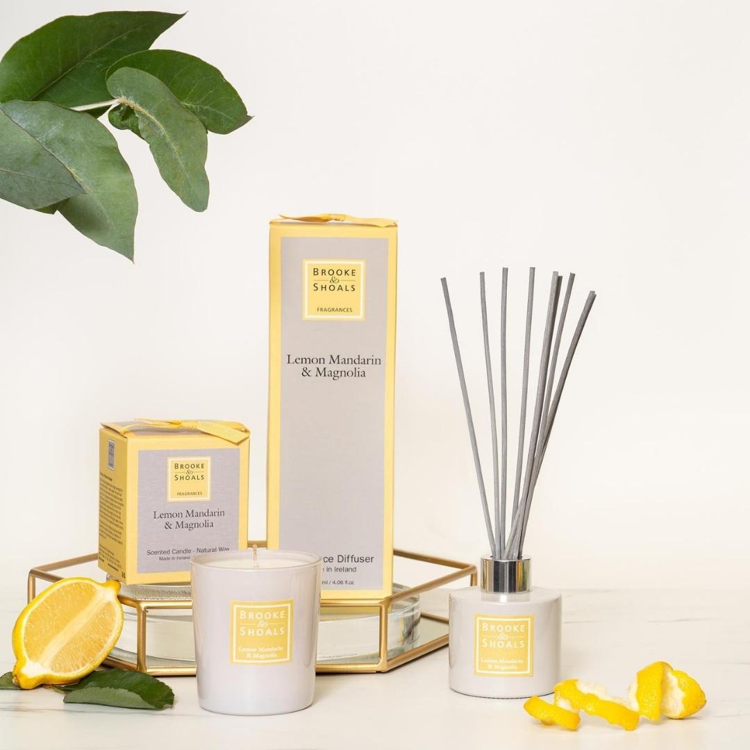 Brooke & Shoals Diffuser Lemon Mandarin & Magnolia Weirs of Baggot Street. Celebrating Irish Creators