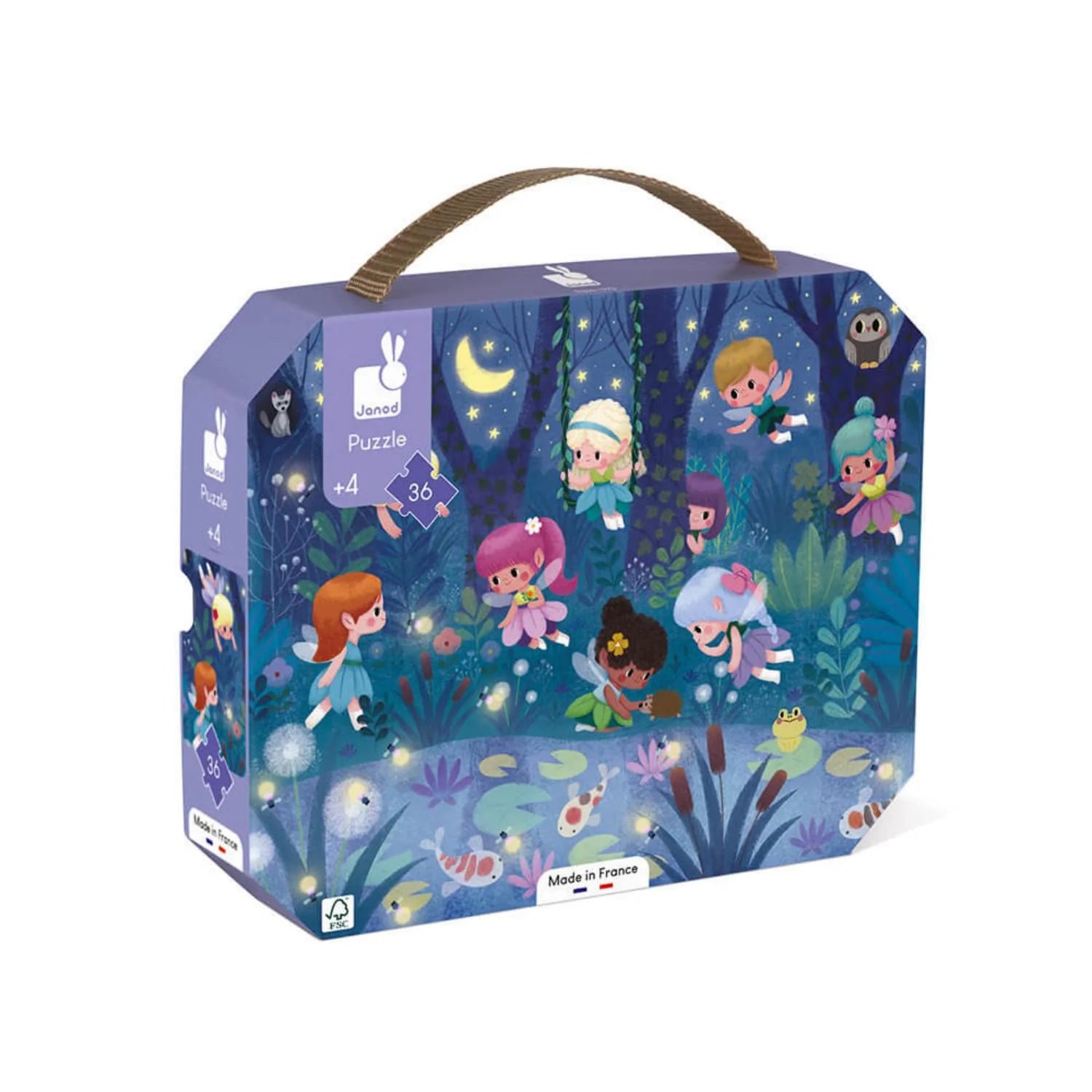 Bubs & Kids | Janod Fairies & Waterlillies Puzzle 36pc by Weirs of Baggot Street
