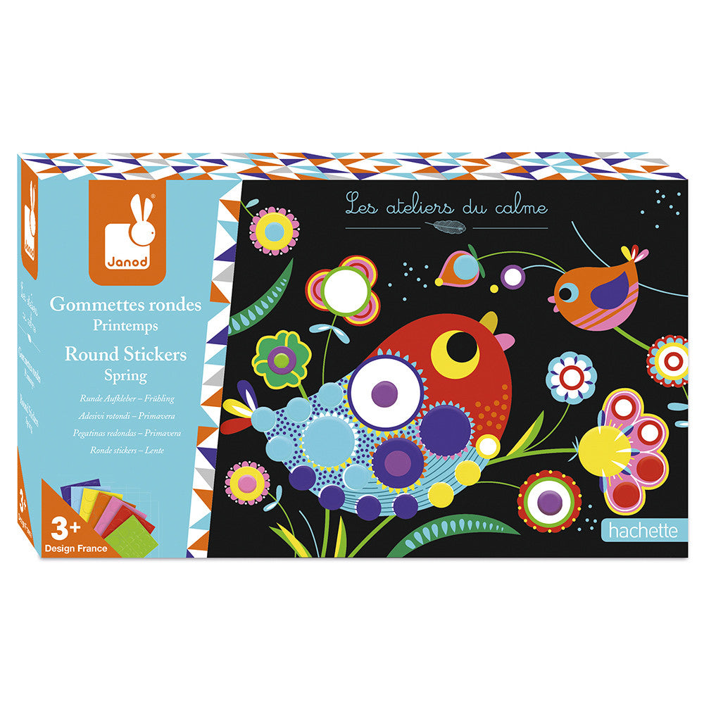 Bubs & Kids | Janod Round Stickers Spring by Weirs of Baggot Street