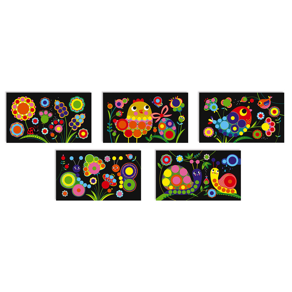 Bubs & Kids | Janod Round Stickers Spring by Weirs of Baggot Street