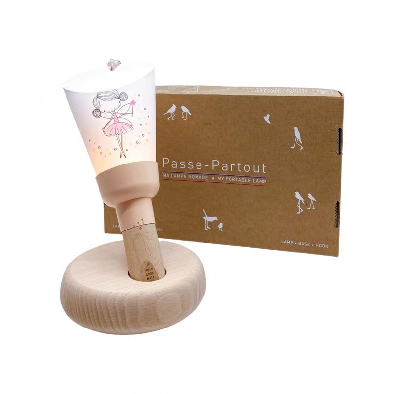 Bubs & Kids | Polochon Portable 5-In-1 Nightlight Rose Little Fairy by Weirs of Baggot Street