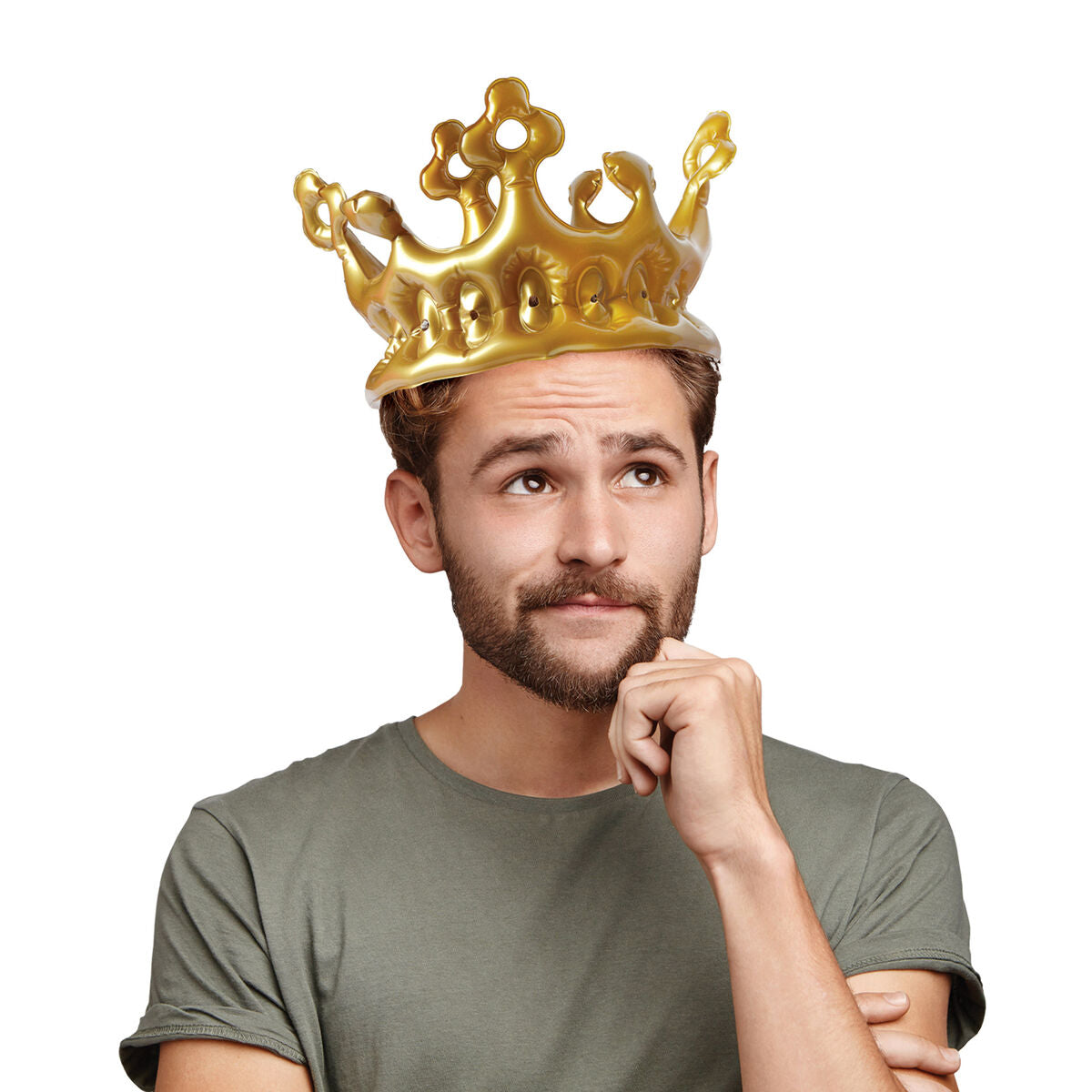 Fab Gifts | Legami Inflatable Crown Party King by Weirs of Baggot Street