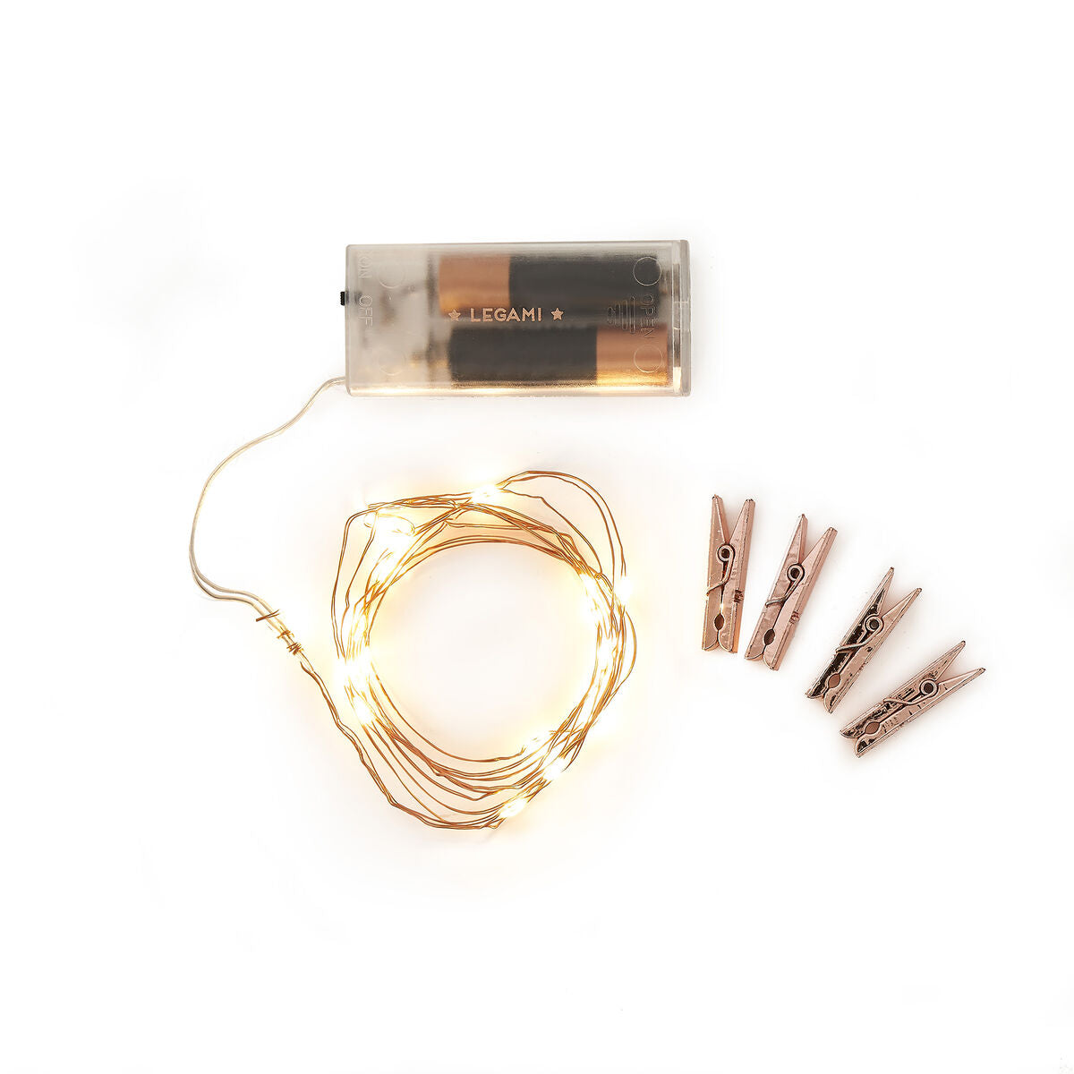 Fab Gifts | Legami Copper Wire Lights with Clips by Weirs of Baggot Street