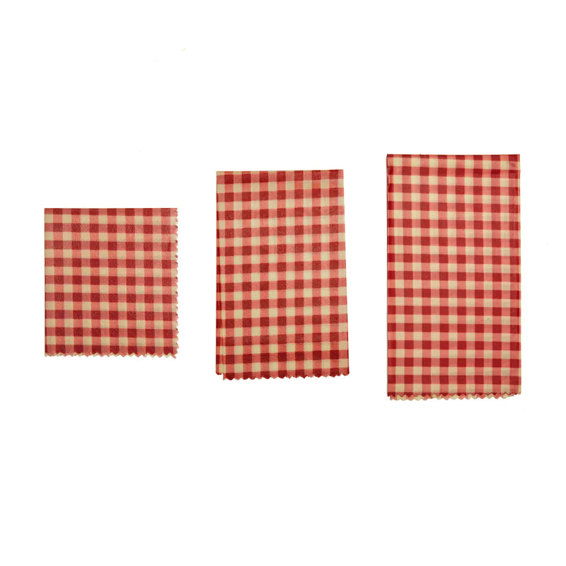 Fabulous Gifts | Kikkerland - Gingham Beeswax Wraps by Weirs of Baggot Street