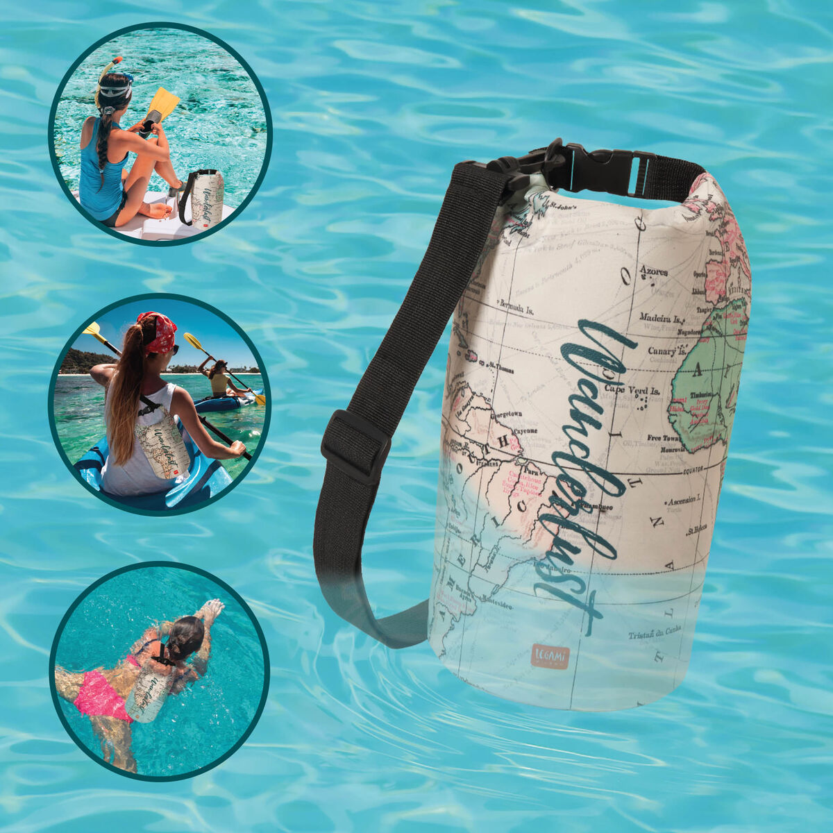 Fab Gifts | Legami Dry Bag 3L Travel by Weirs of Baggot Street