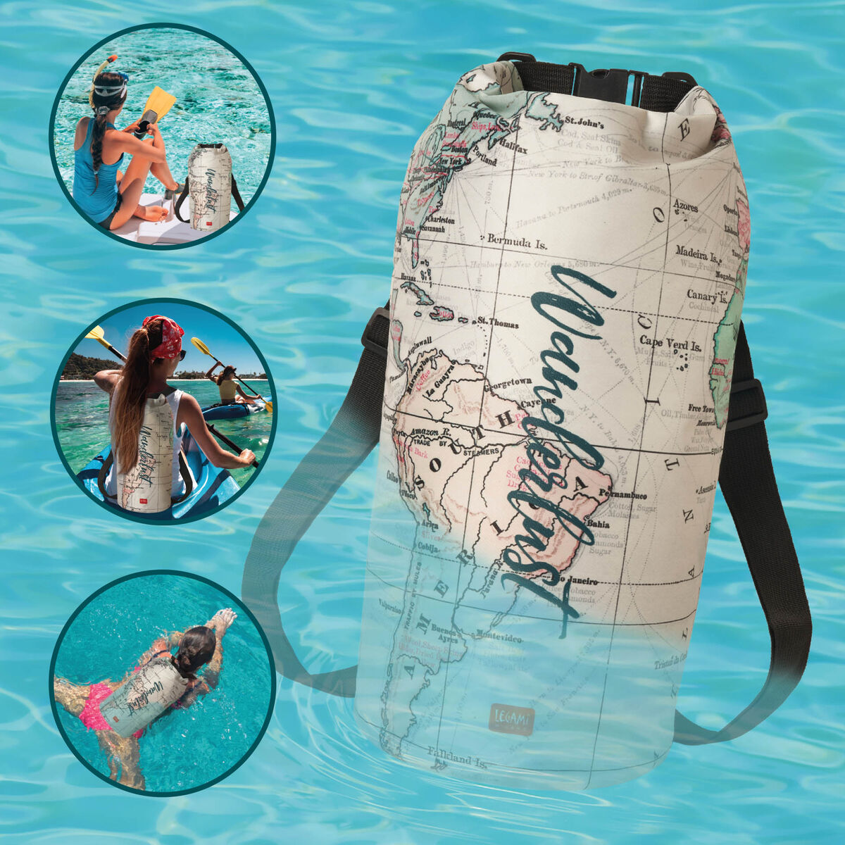 Fab Gifts | Legami Dry Bag 10L Travel by Weirs of Baggot Street
