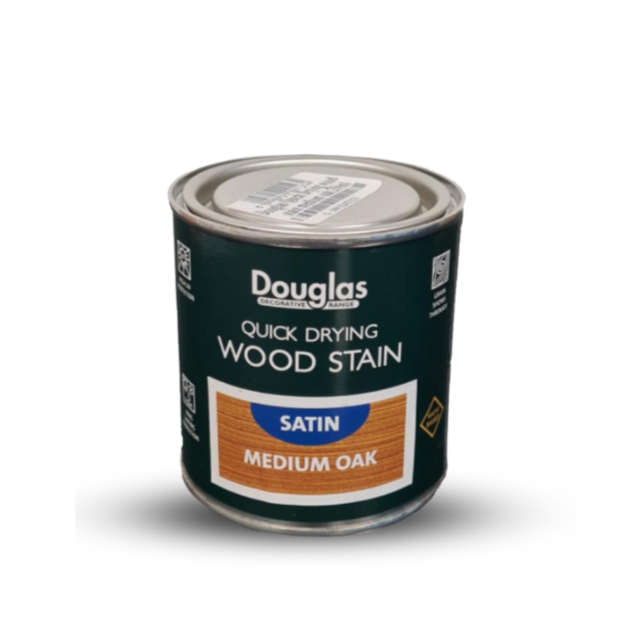Paint & Decorating | Douglas Quick Drying Satin Wood Stain - Medium Oak 250ml by Weirs of Baggot St