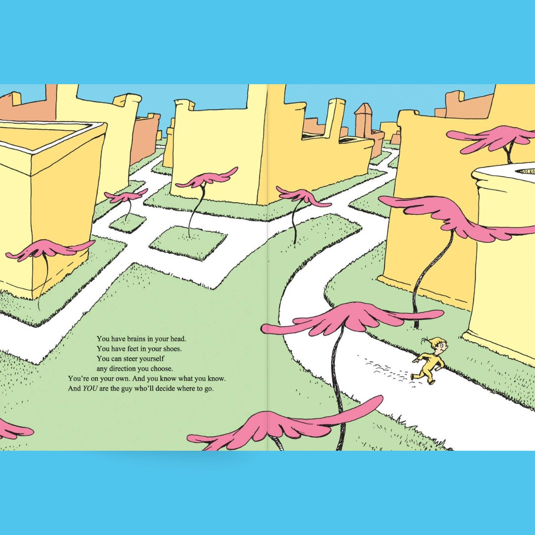 Dr Seuss Oh The Places You'll Go - Little Bookworms by Weirs of Baggot Street