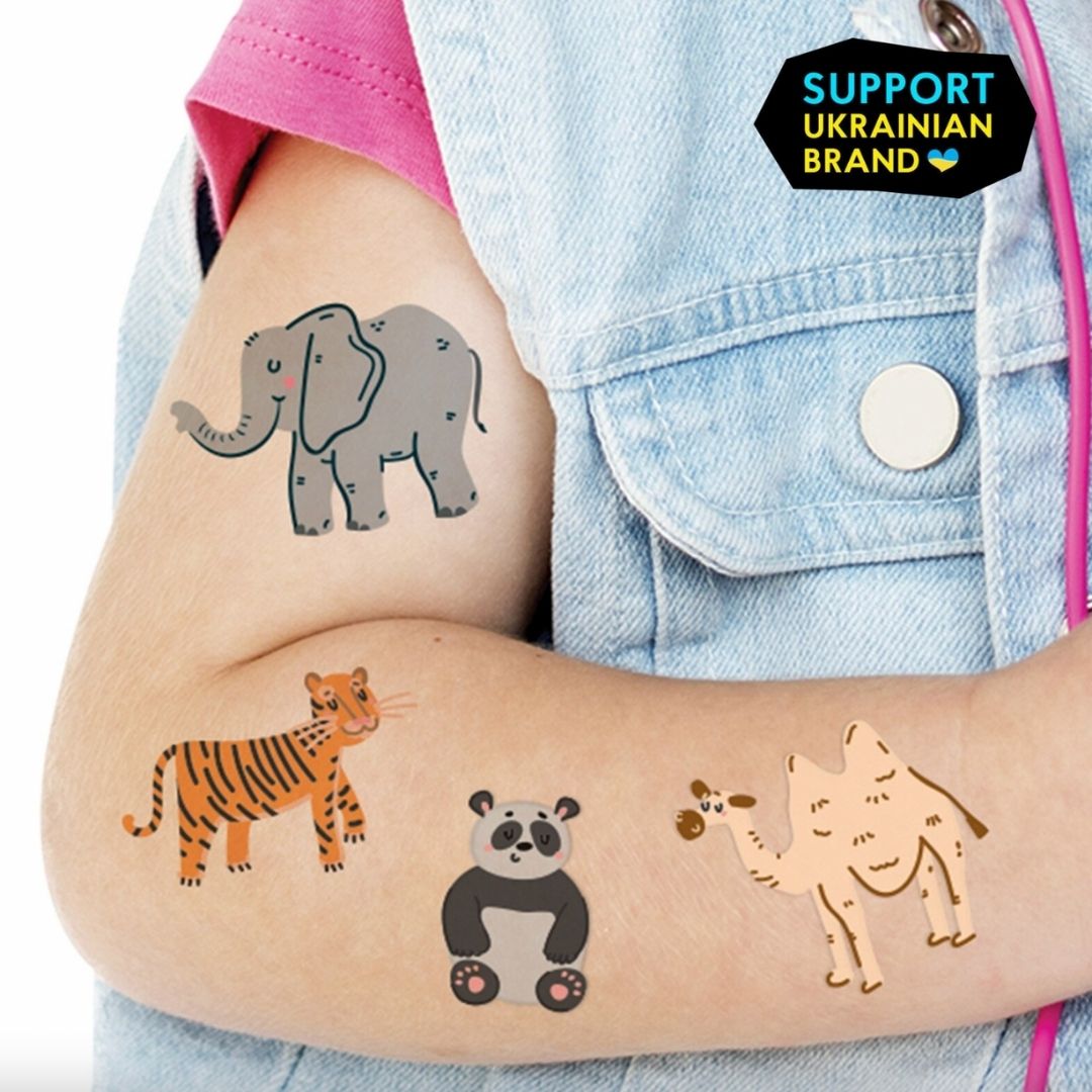 Fab Gifts | TSAR-Asian Animals Live AR Temporary Tattoo Set by Weirs of Baggot Street