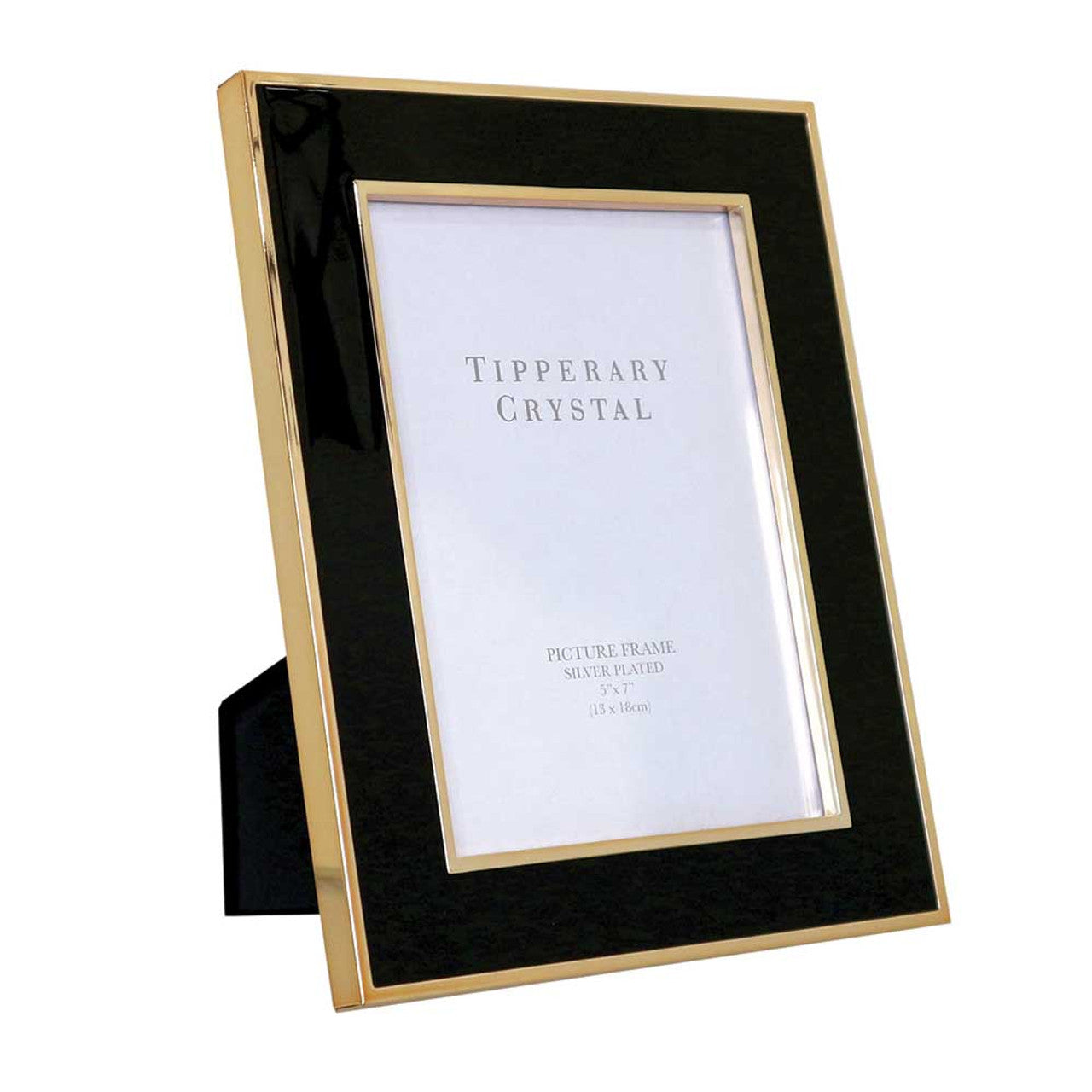 Fab Gifts | Tipperary Crystal Black Frame W/Rose Gold 5x7" by Weirs of Baggot Street