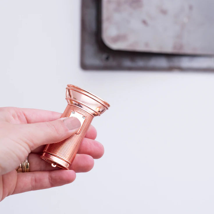 Kikkerland | Flat Flashlight Copper by Weirs of Baggot St