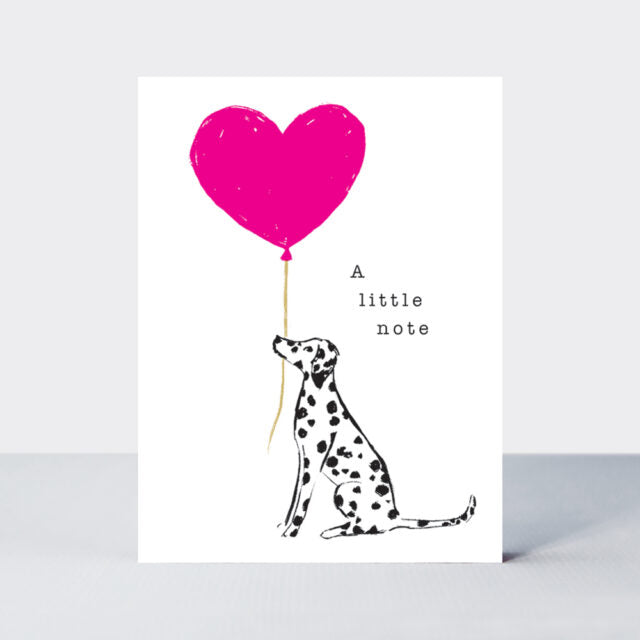 Greeting Card | Rachel Ellen Pack of 10 Notecards - A Little Note Dalmatian by Weirs of Baggot Street