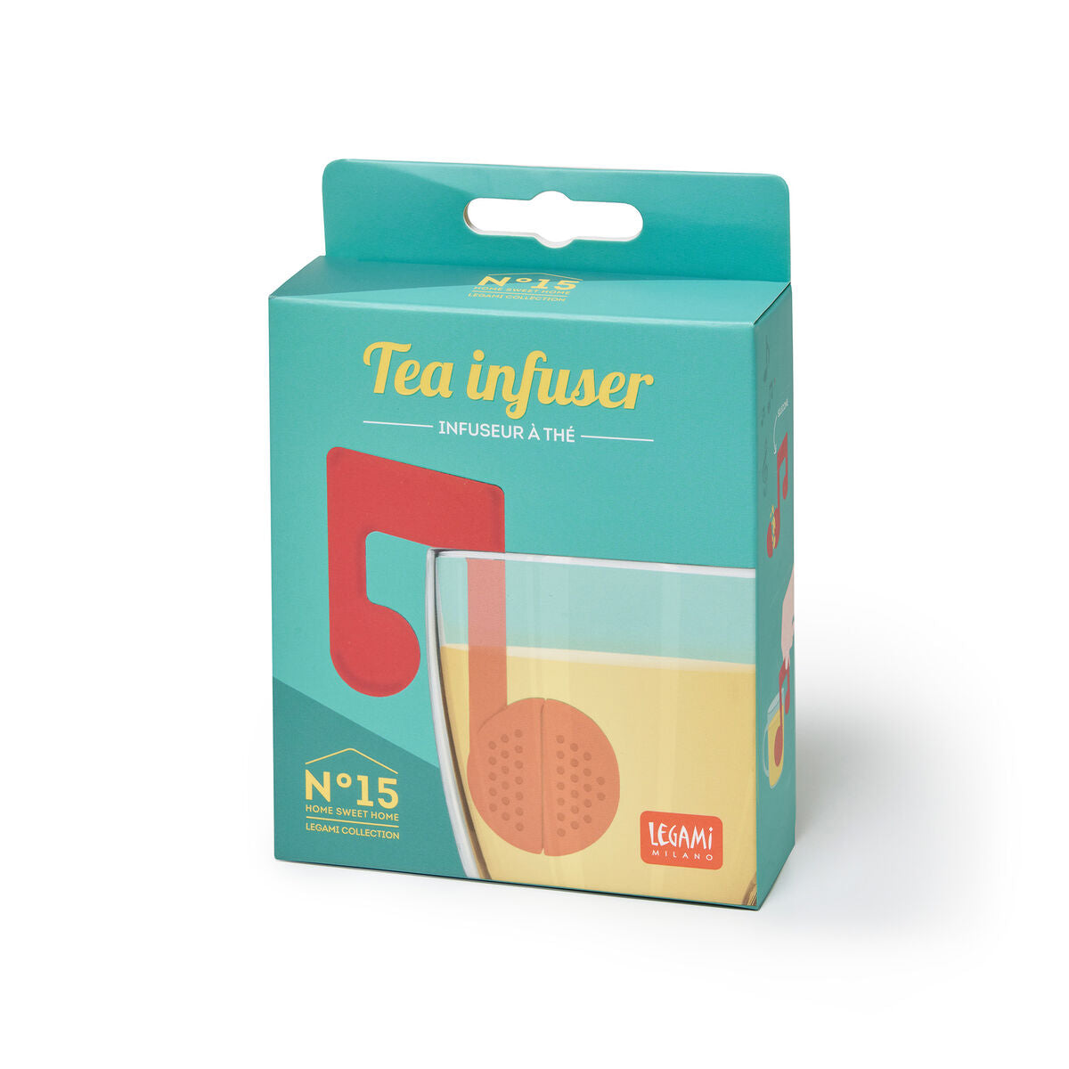 Fab Gifts | Legami Music Note Tea Infuser Red by Weirs of Baggot Street