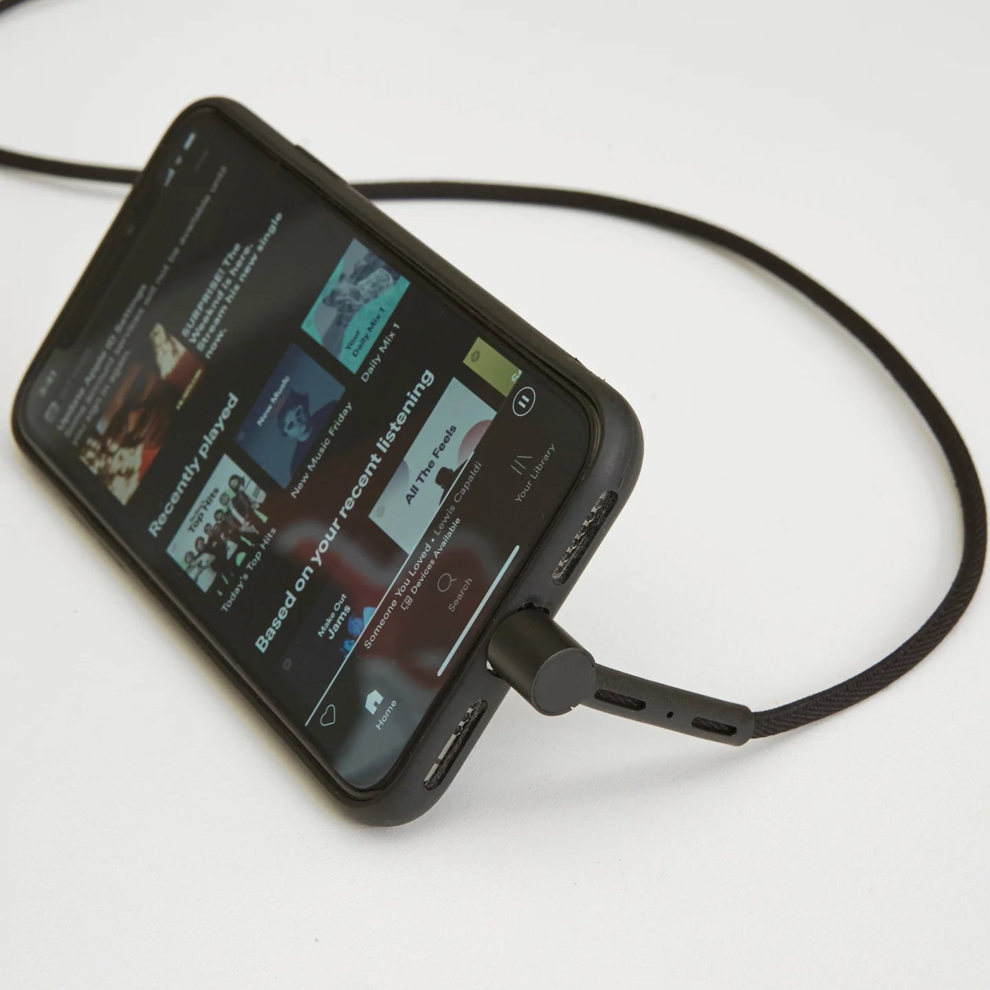 Fabulous Gifts | Kikkerland - Iphone Lightening Cable Stand by Weirs of Baggot Street