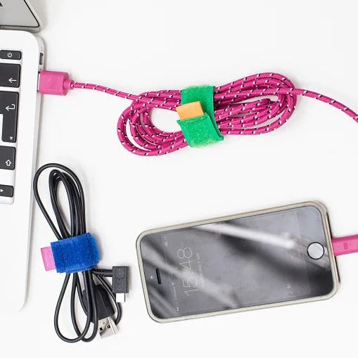 Fabulous Gifts | Kikkerland - Cable Tie Asst Colour by Weirs of Baggot Street