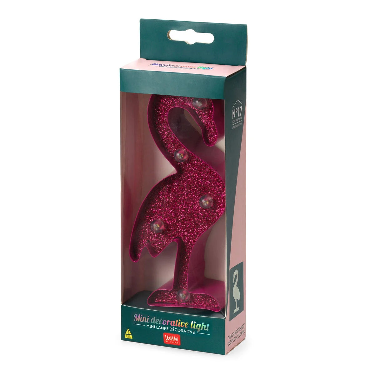Fab Gifts | Legami Mini Letter Light Flamingo by Weirs of Baggot Street