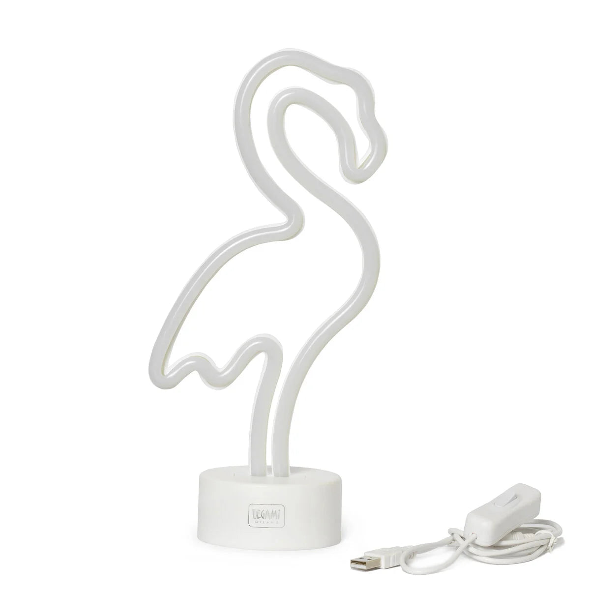 Fab Gifts | Legami Neon LED Sign Flamingo by Weirs of Baggot Street
