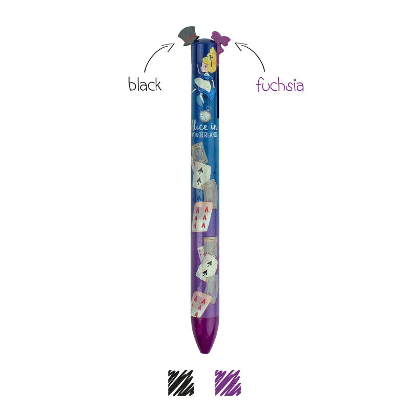 Fab Gifts | Legami Click&Clack Two Color Pen- Alice by Weirs of Baggot Street
