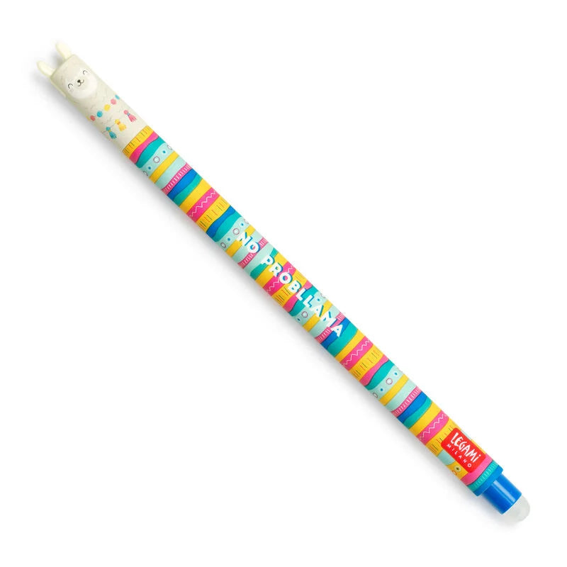 Fabulous Gifts Legami Stationery Legami Erasable Gel Pen Llama Blue by Weirs of Baggot Street