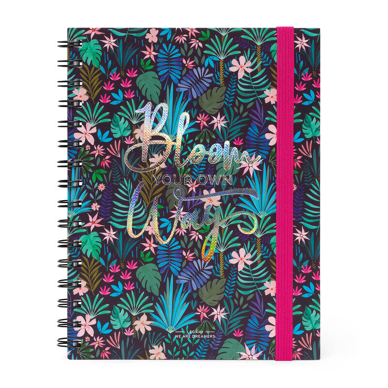 Back to School | Legami Large Spiral Notebook Flora Weirs of Baggot St