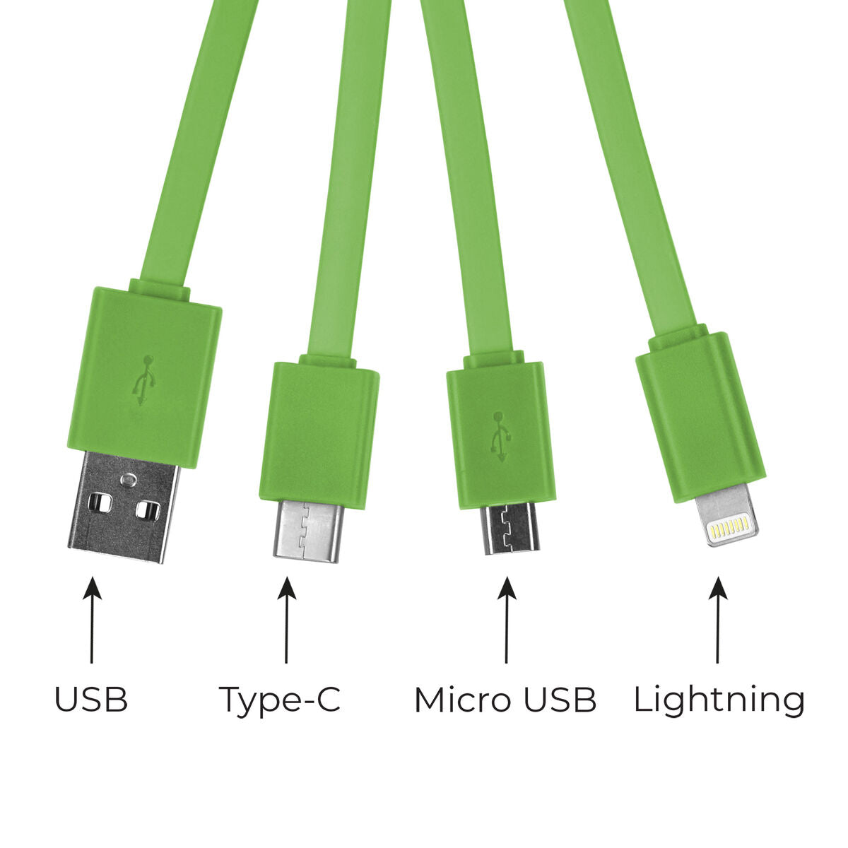 Tech | Legami Multi Cable LinkUp Charger Avocado by Weirs of Baggot St