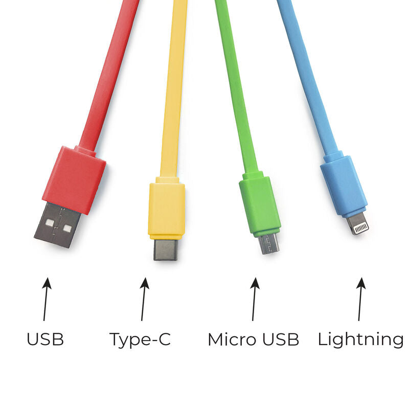 Tech | Legami Multi Cable LinkUp Charger Rainbow by Weirs of Baggot St