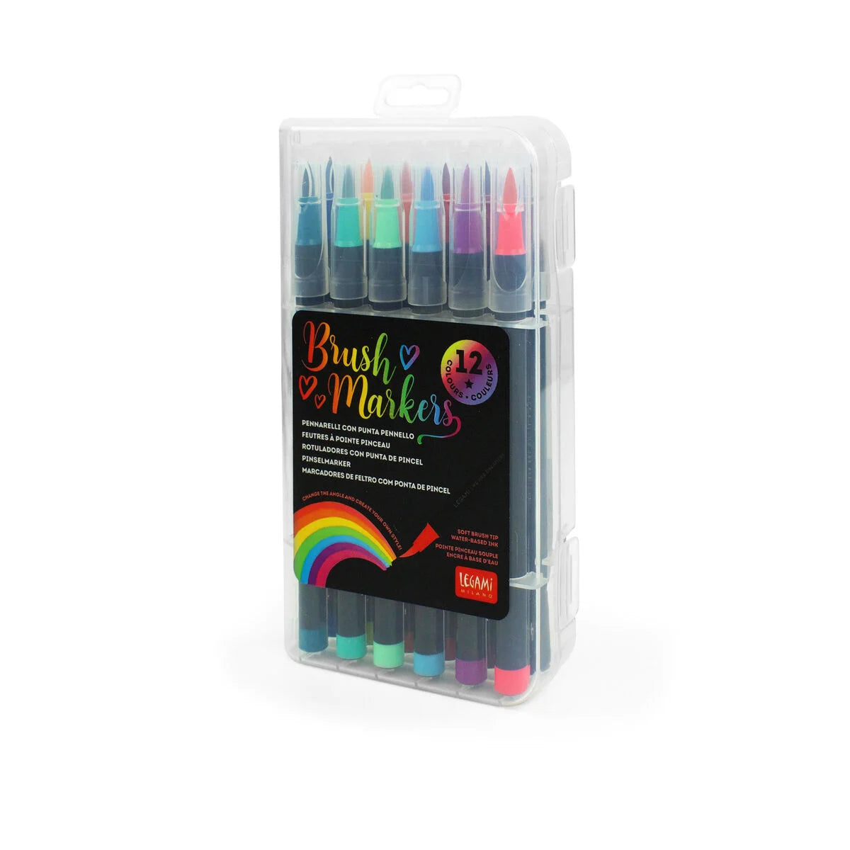 Back to School | Legami Set of 12 Brush Markers by Weirs of Baggot St