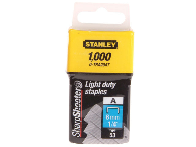 Tools | Light Duty Staples (1000 pack) - 6mm by Weirs of Baggot St