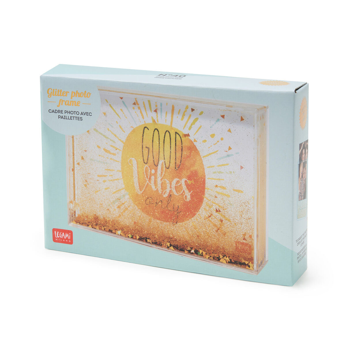Liquid Glitter Photo Frame - Medium