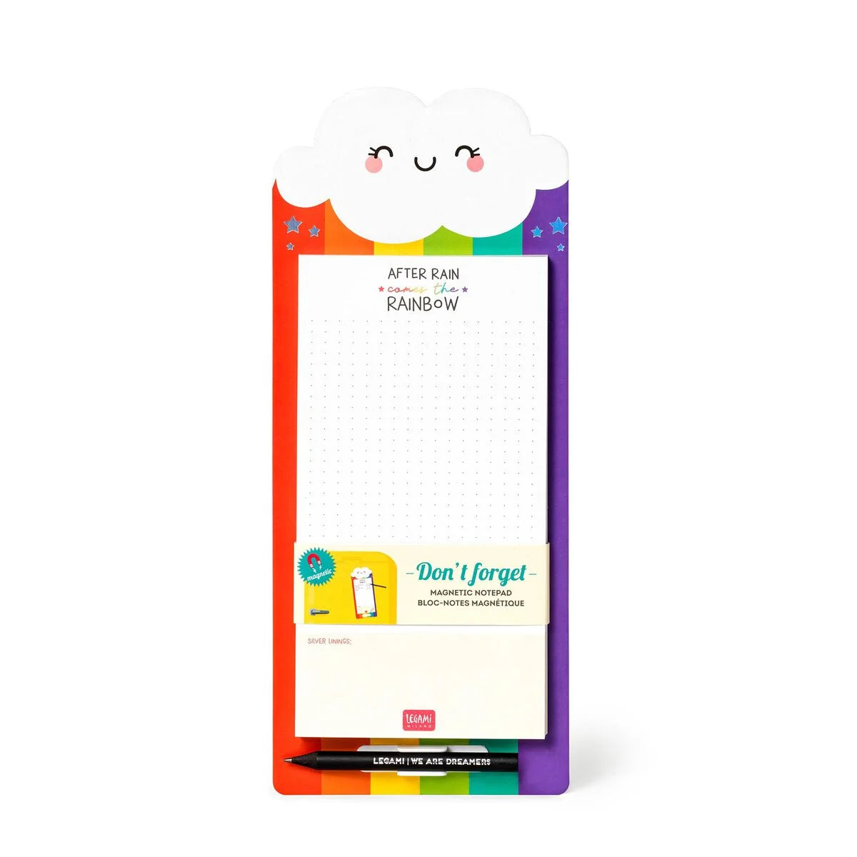 Legami Magnetic Notepad Rainbow