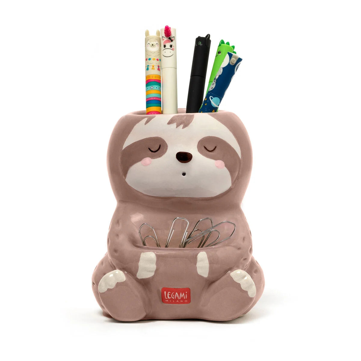 Fab Gifts | Legami Ceramic Pen Holder Sloth by Weirs of Baggot Street