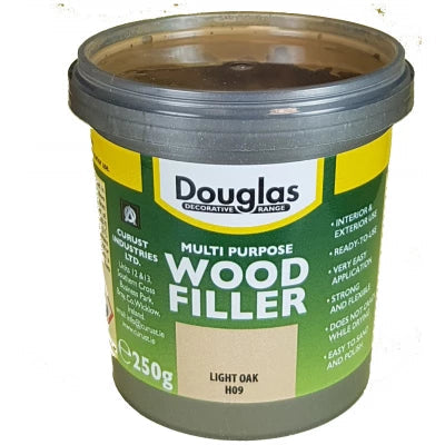 Paint & Decorating | Douglas Multi Purpose Wood Filler - Light Oak 250g by Weirs of Baggot St