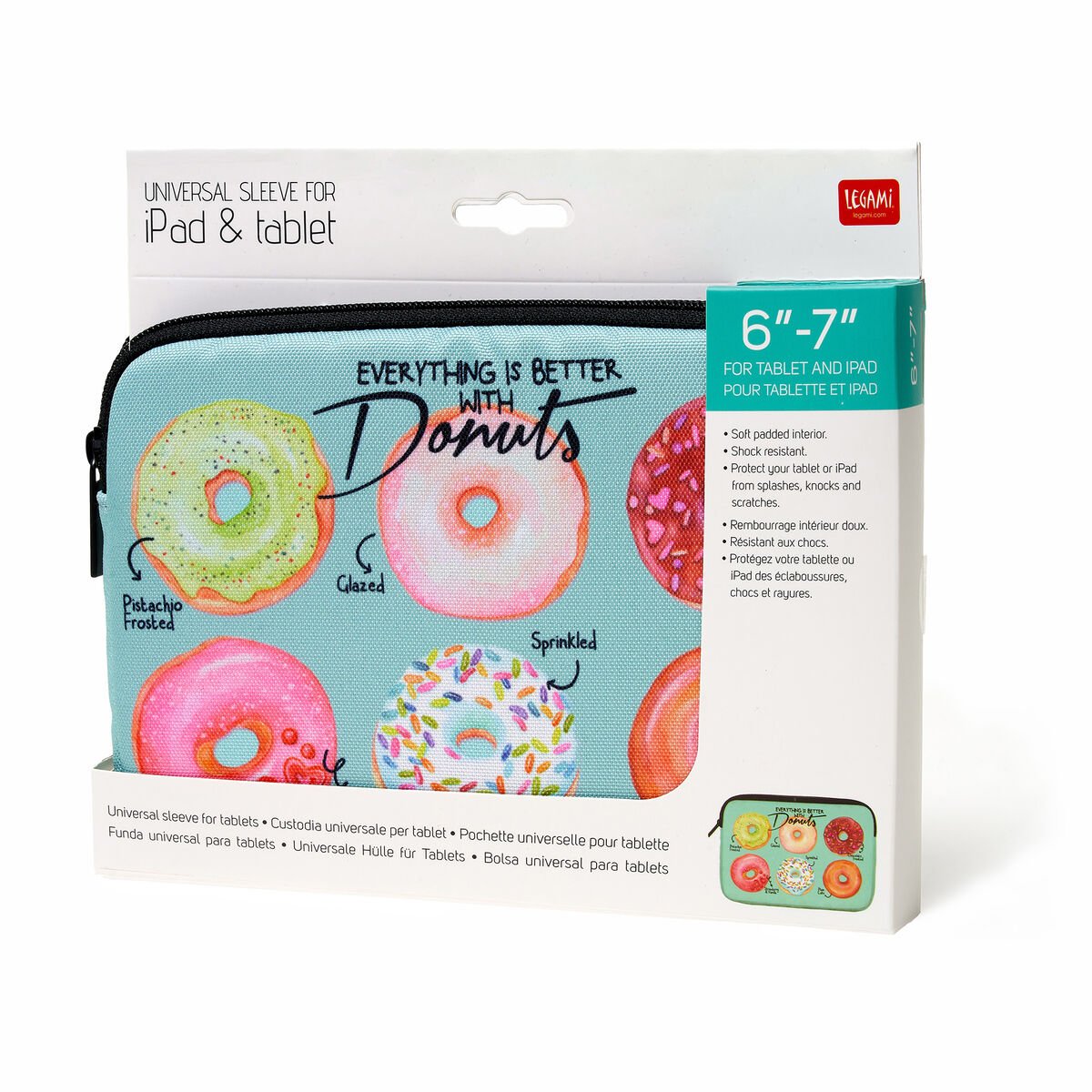 Fab Gifts | Legami Mini Tablet Sleeve Donuts by Weirs of Baggot Street