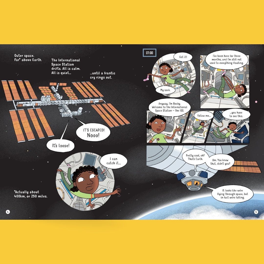 Usborne 24 Hours in Space - Little Bookworms by Weirs of Baggot Street