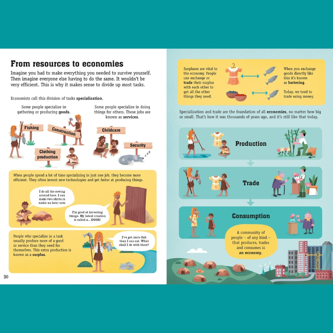 Usborne Economics For Beginners - Little Bookworms by Weirs of Baggot Street