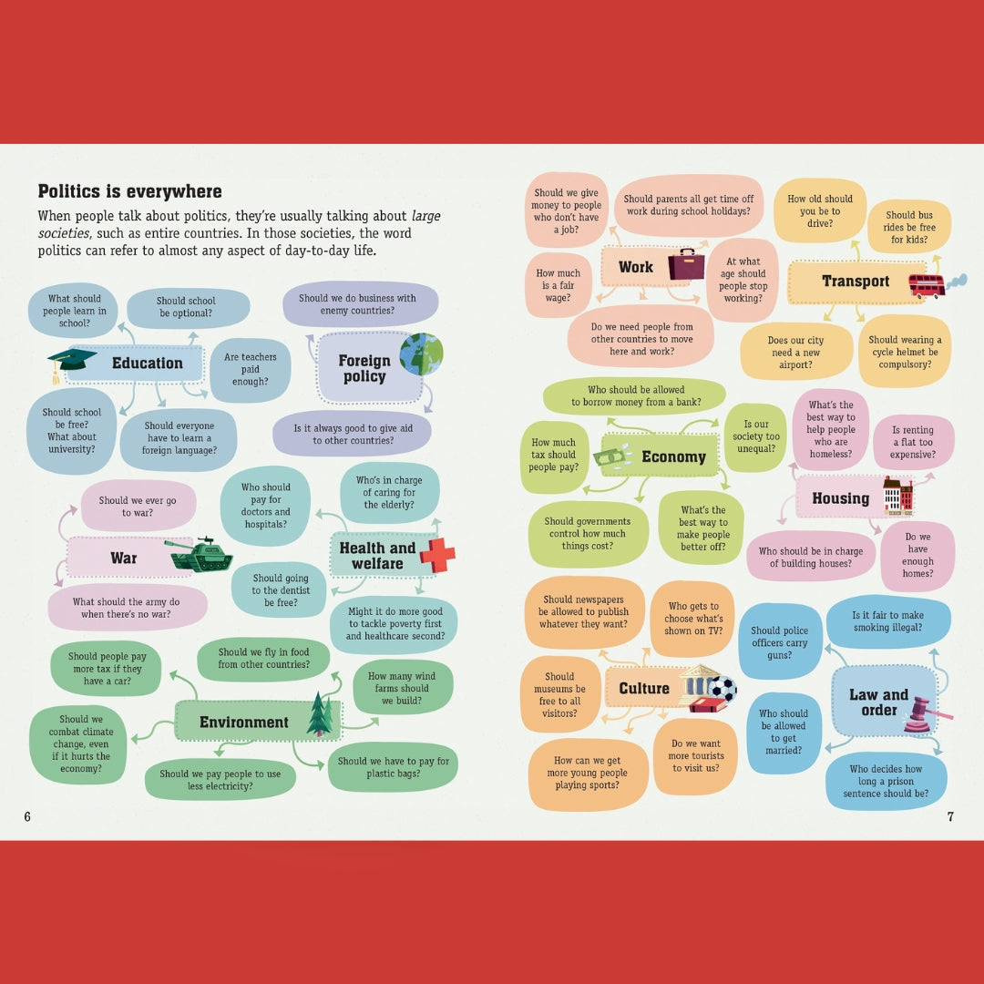 Usborne Politics For Beginners - Little Bookworms by Weirs of Baggot Street