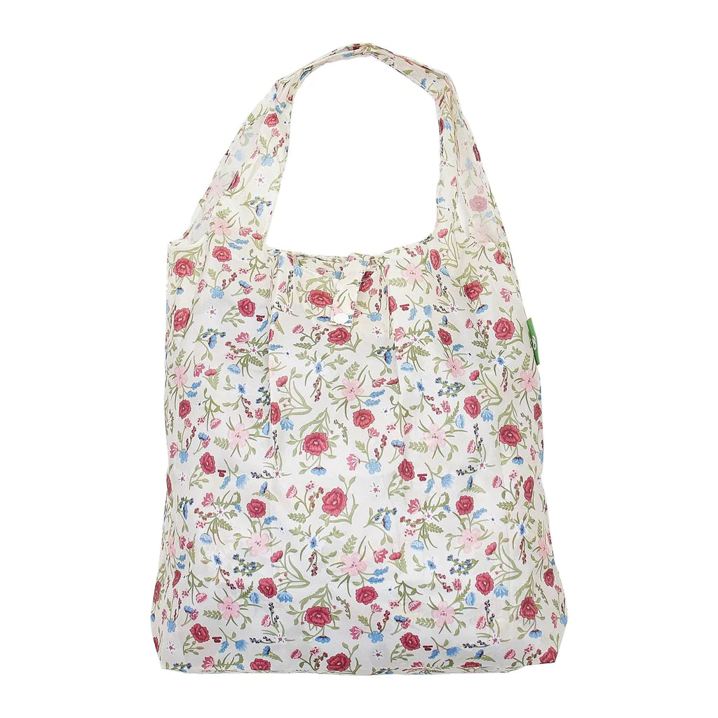 Sustainable Living | Eco Chic Beige Floral Shopper by Weirs of Baggot Street