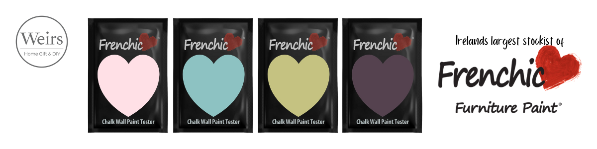 Frenchic Paint Chalk Wall Paint Samples Collection by Weirs of Baggot Street. Home Gift and DIY Offering Nationwide Delivery in Ireland and Same Day Dublin. Shop Online