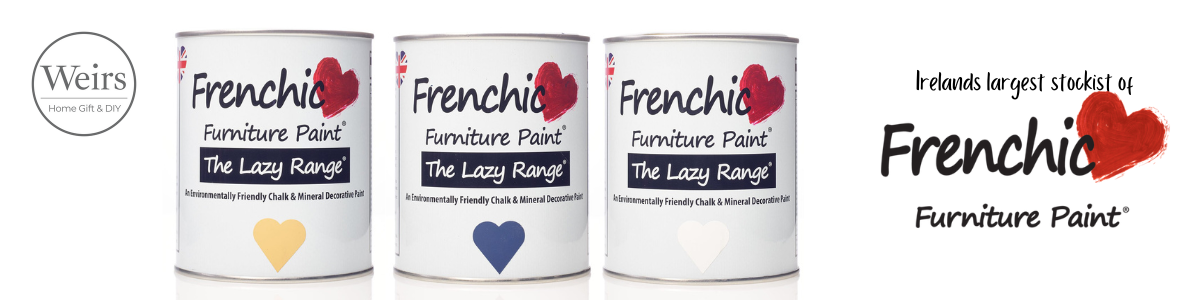 Frenchic Paint New & Improved Lazy Range Paint Collection by Weirs of Baggot Street. Home Gift and DIY Offering Nationwide Delivery in Ireland and Same Day Dublin. Shop Online