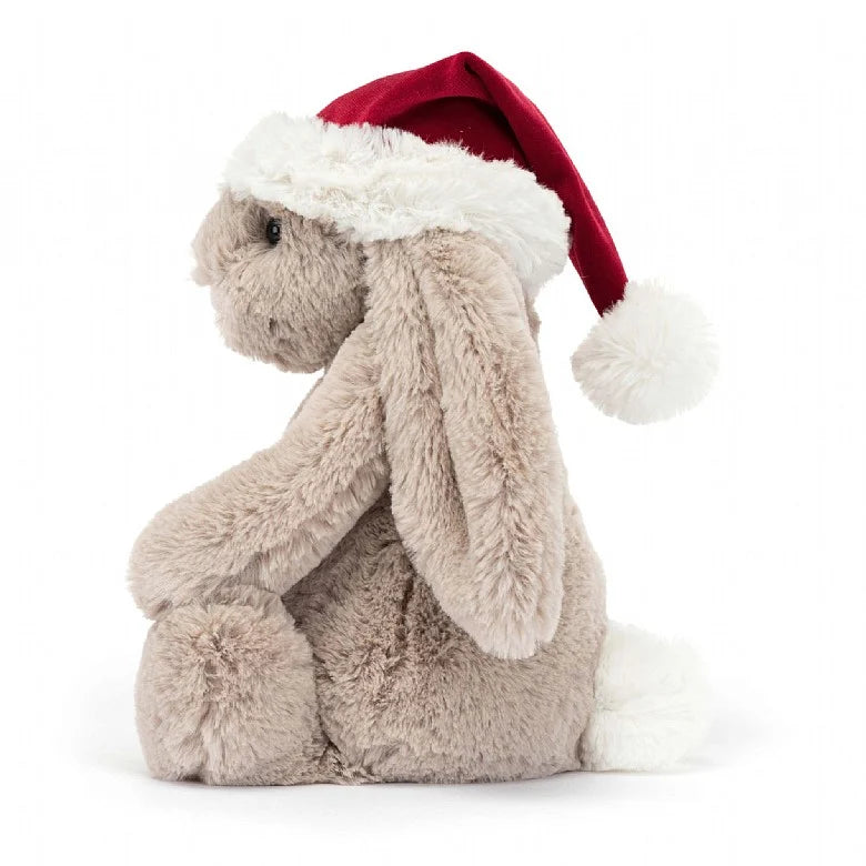 Fab Gifts | Jellycat Bashful Christmas Bunny by Weirs of Baggot Street